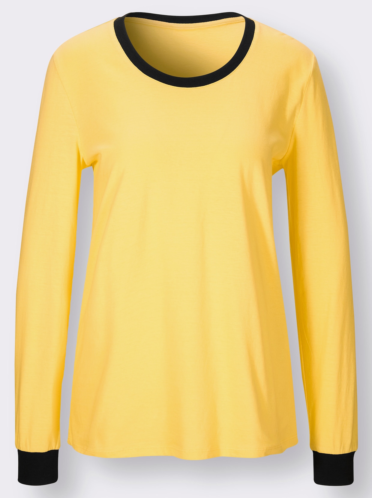 wäschepur Schlafanzug - gelb-ecru-bedruckt