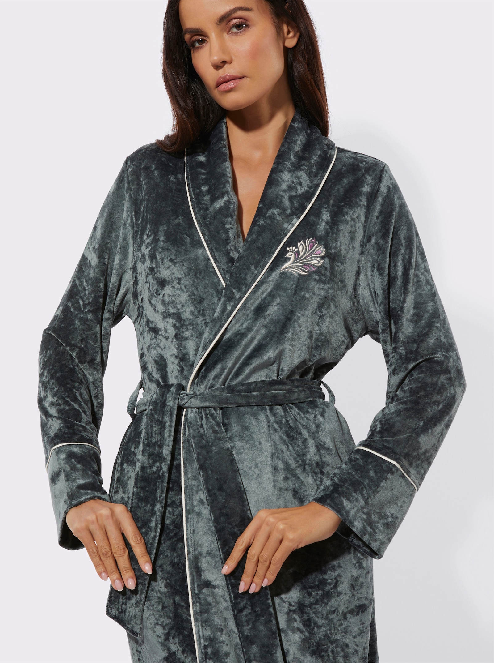 wäschepur Morgenmantel - jade