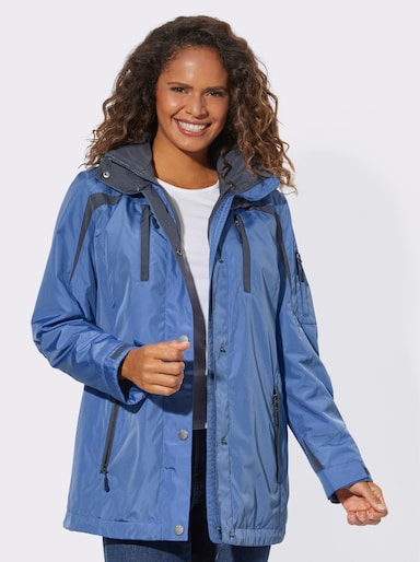 Funktionsjacke wind- und wasserabweisend - mittelblau
