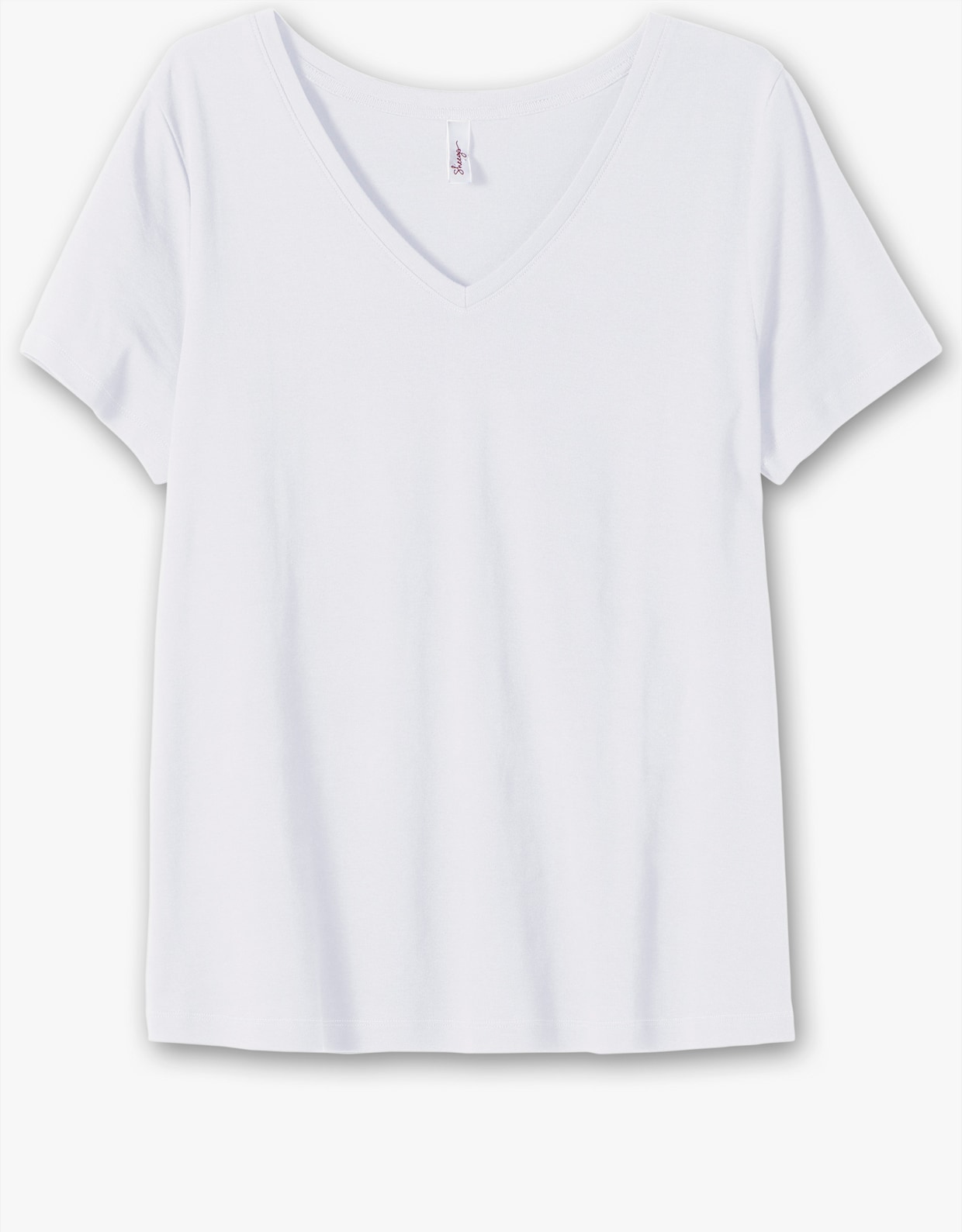 sheego T-Shirt - weiß