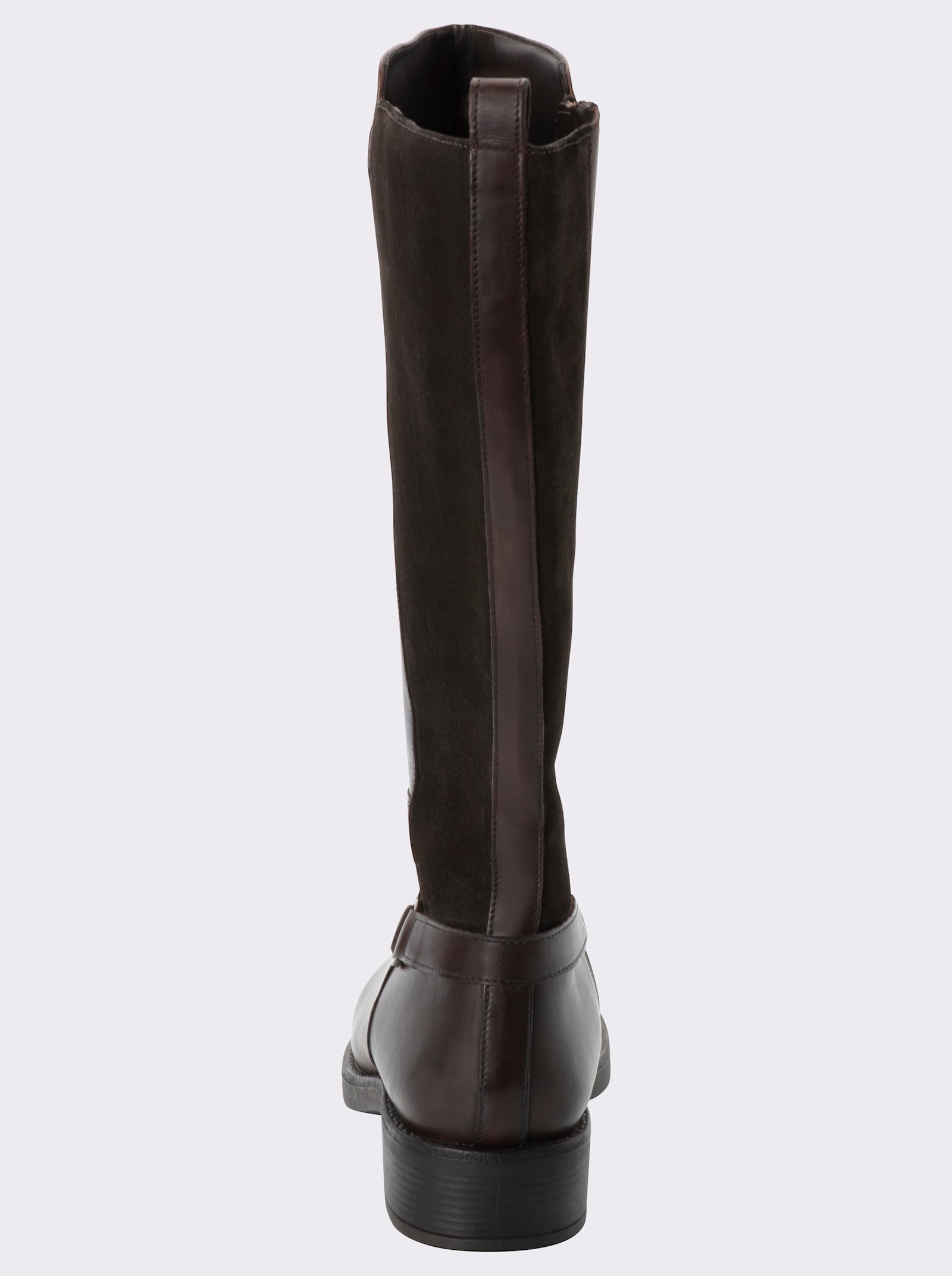 sheego Weitschaftstiefel in 2 Schaftweiten - schoko