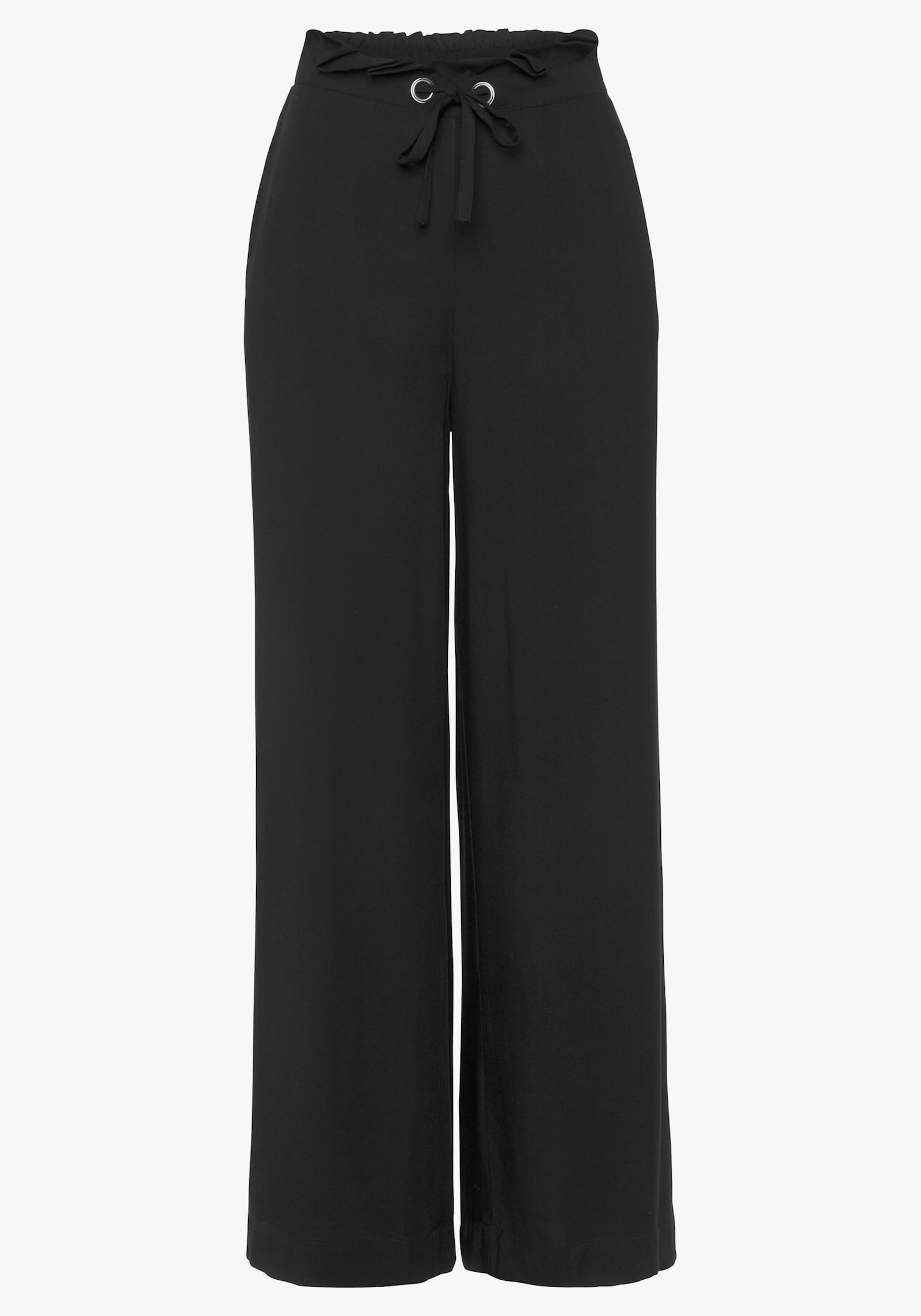 LASCANA Pantalon paperbag - noir