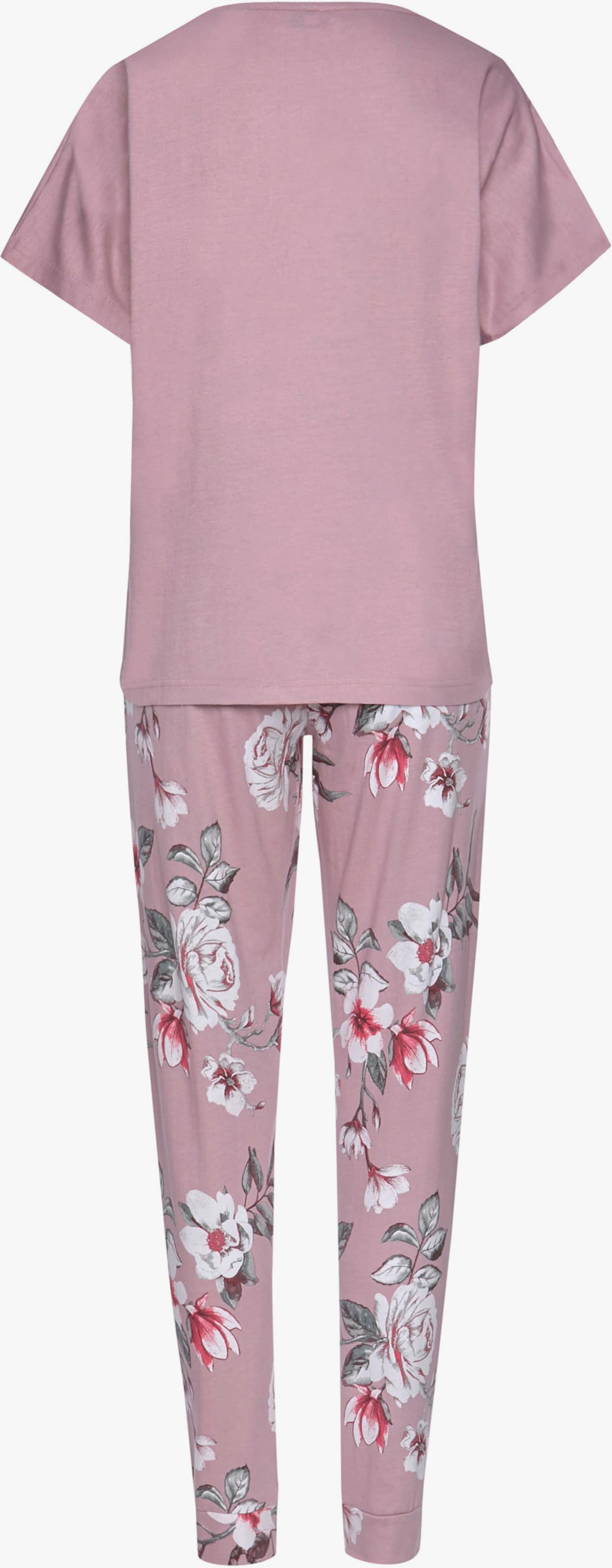 Vivance Dreams Pyjama - mauve + schwarz