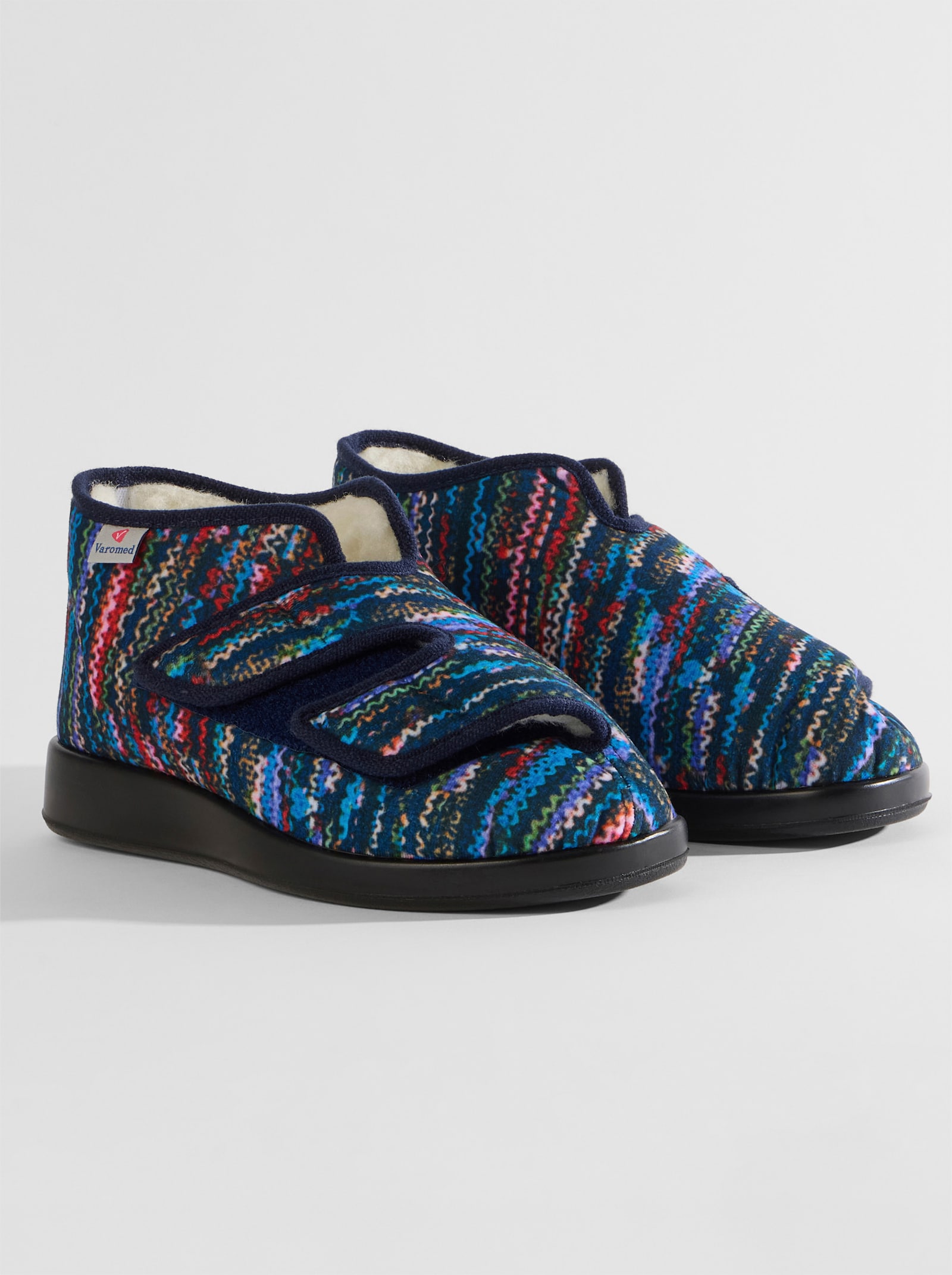 Varomed Verbandschuh - dunkelblau-bunt