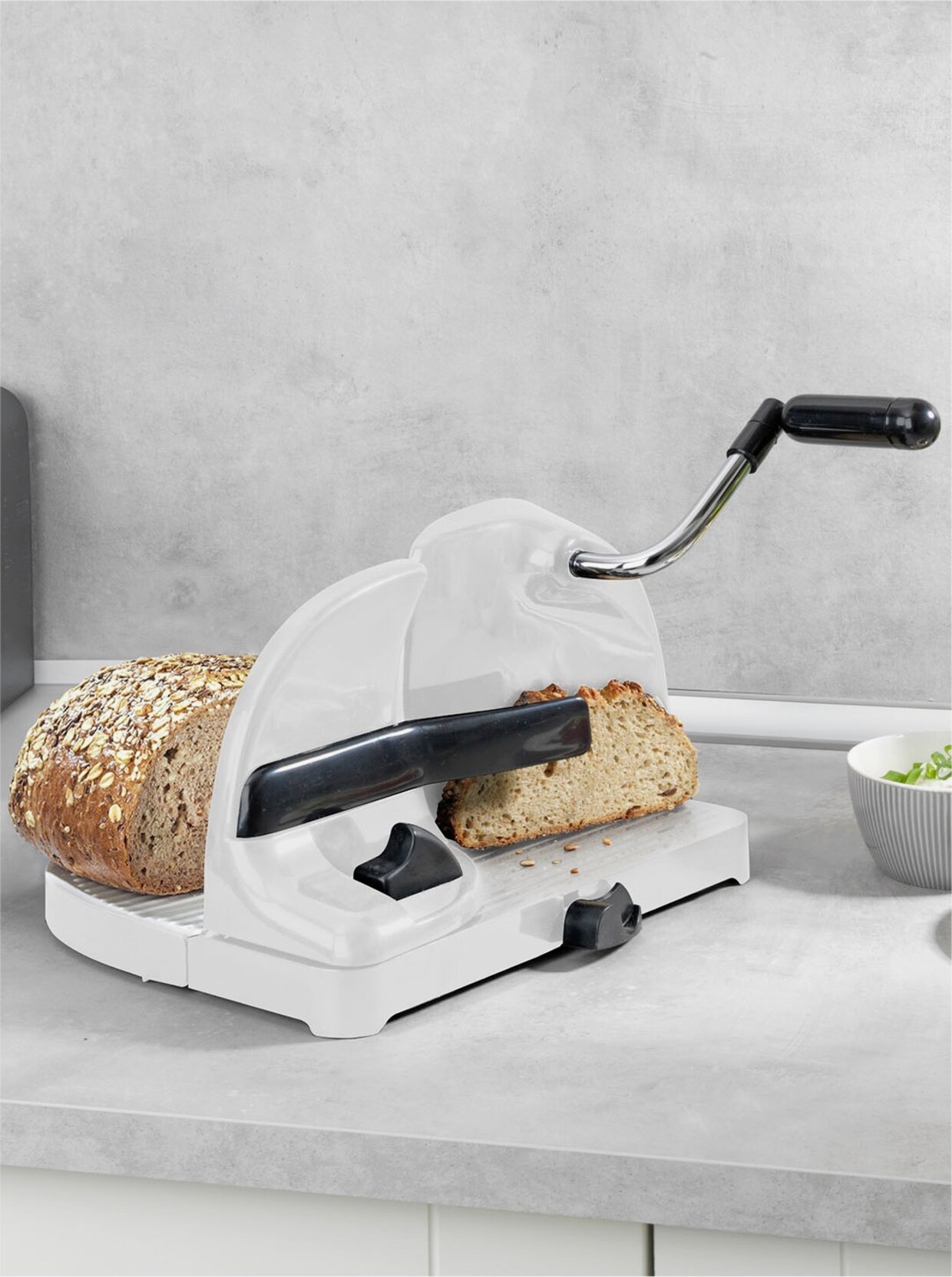 Brotschneidemaschine - weiß