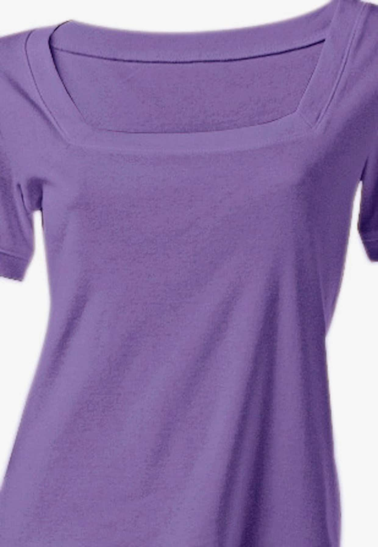 heine T-shirt à encolure carrée - lilas