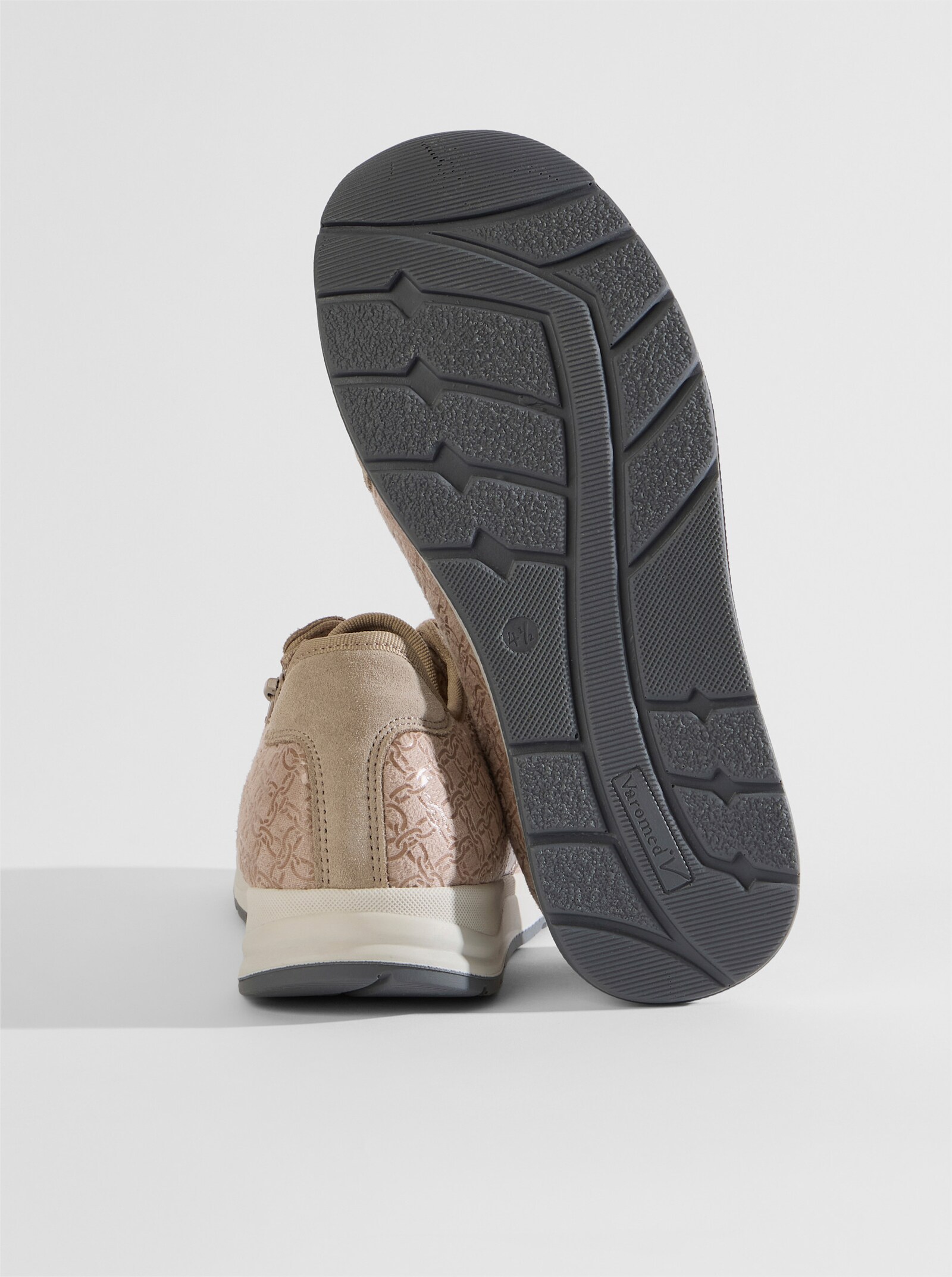 Varomed Sneaker für kräftige und empfindliche Füße - beige