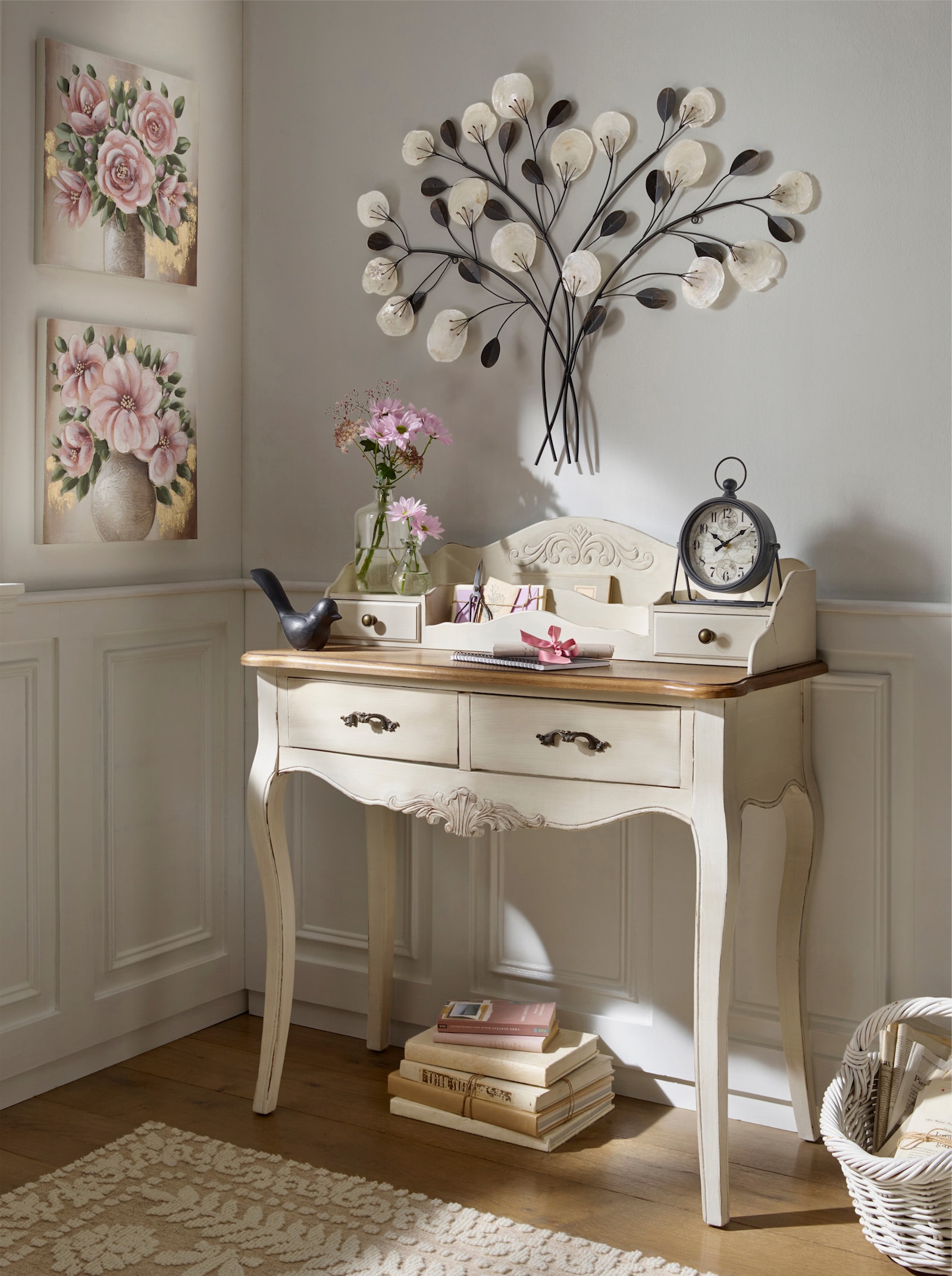 heine home Décoration murale - noir-crème