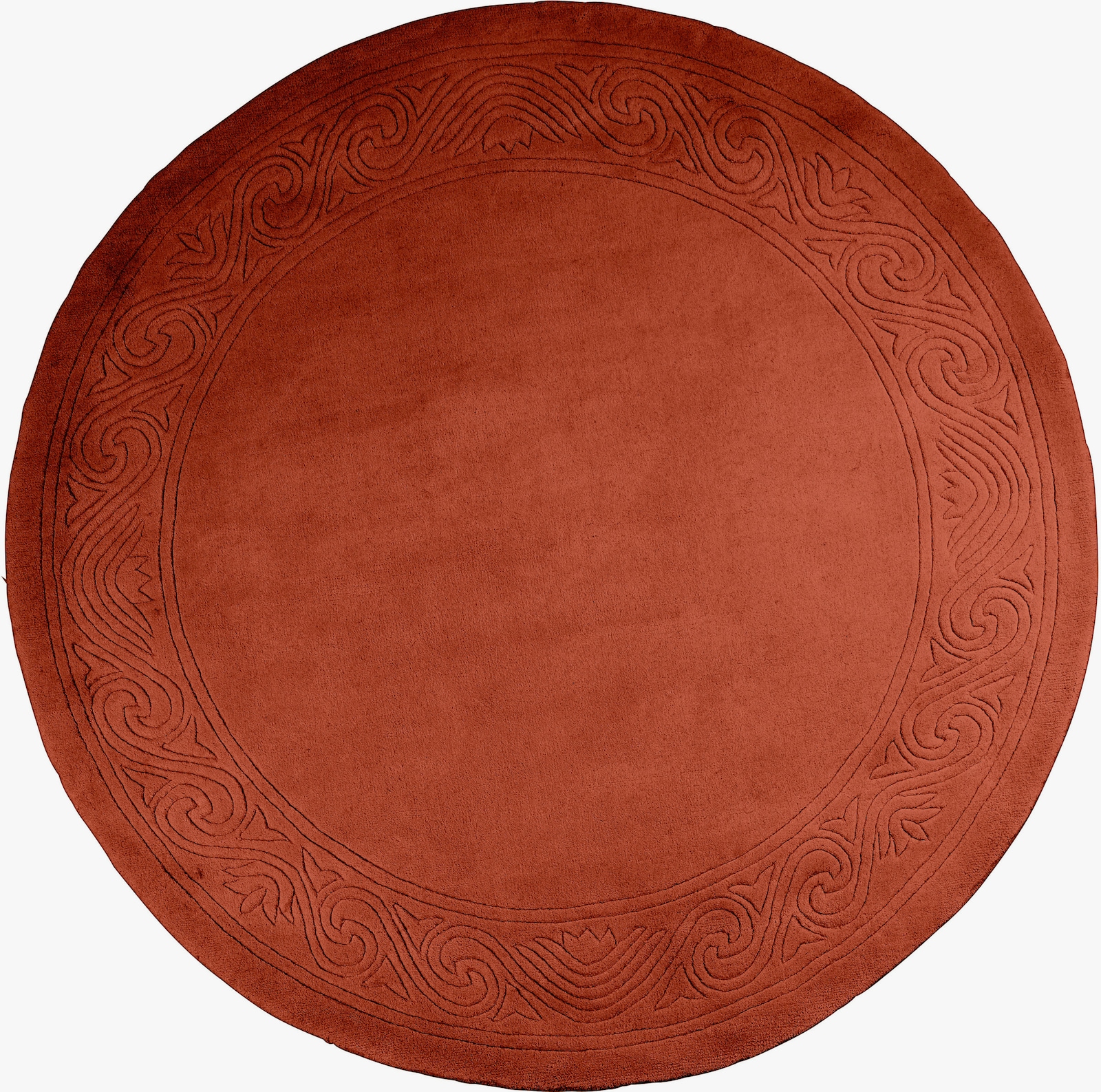 heine home Hochflorteppich - terracotta