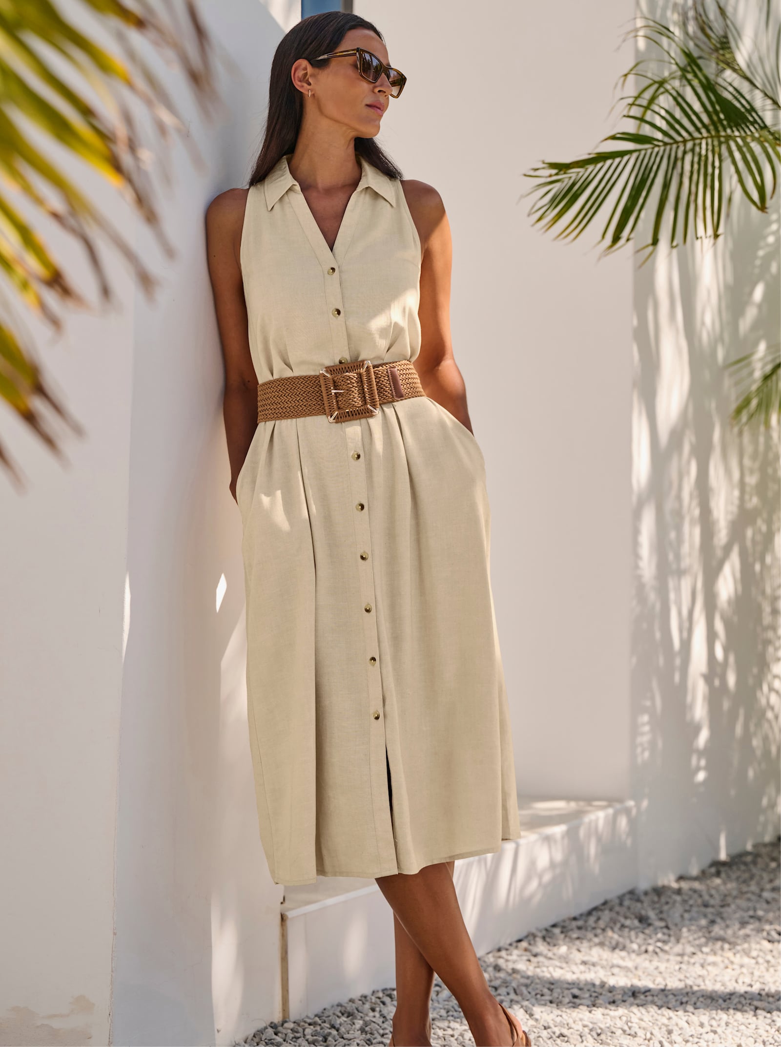 heine Sandale - cognac