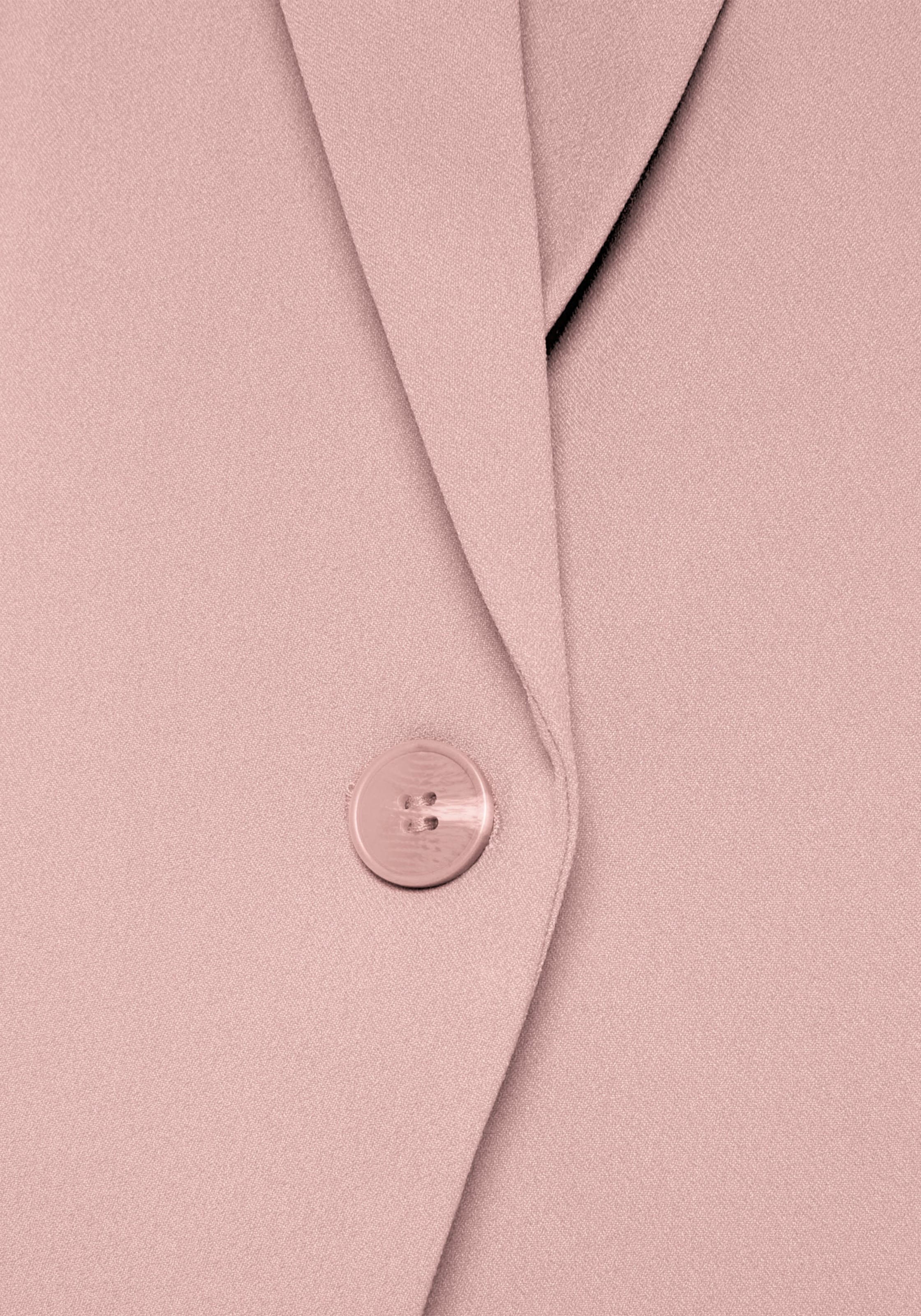 Pink  günstig Kaufen-Jackenblazer in pink von LASCANA. Jackenblazer in pink von LASCANA <![CDATA[Klassischer Blazer von Lascana mit Reverskragen, Klappentaschen und Brusttasche. Lange Ärmel mit Ziermanschetten, dazu farblich passende Knöpfe. Aus pflegeleichter Webware.]]>. 