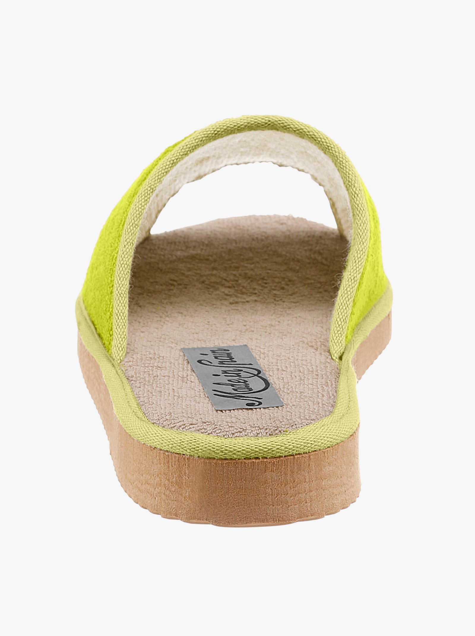 Pantoffel - pistazie