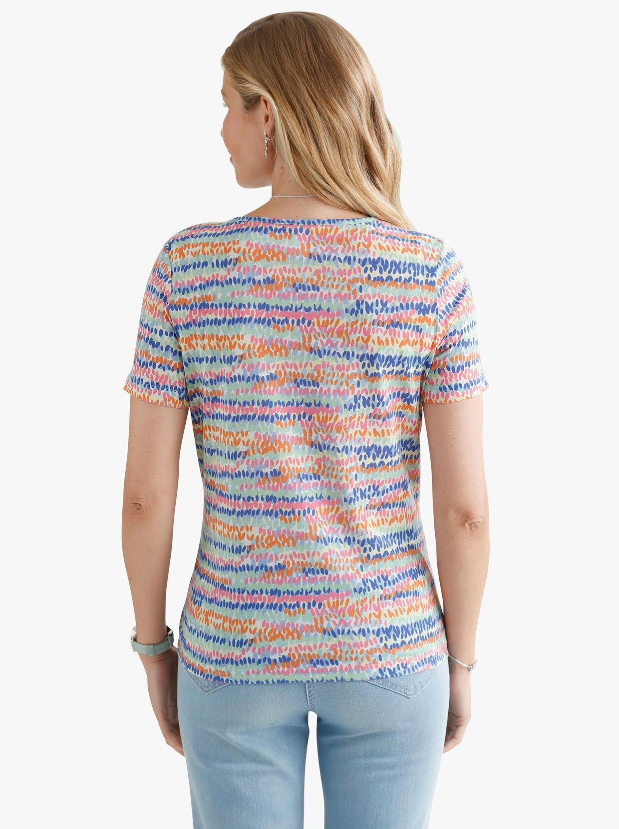 Shirt met print - bont geprint