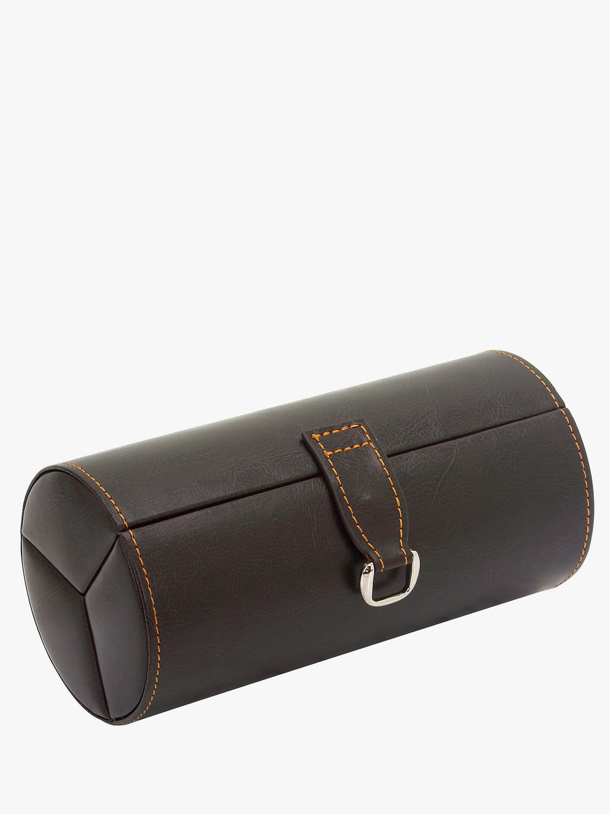 Brillen-Etui mit 5 Brillenputztüchern - braun