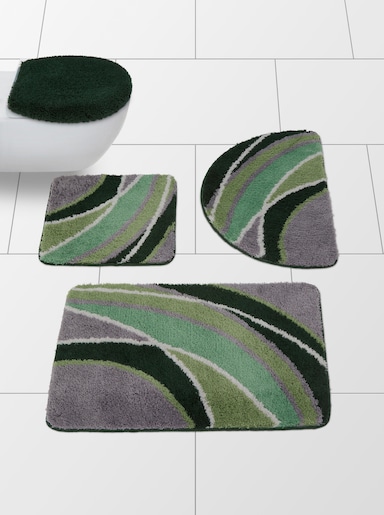 Hagemann Badematte - grau-eucalyptus