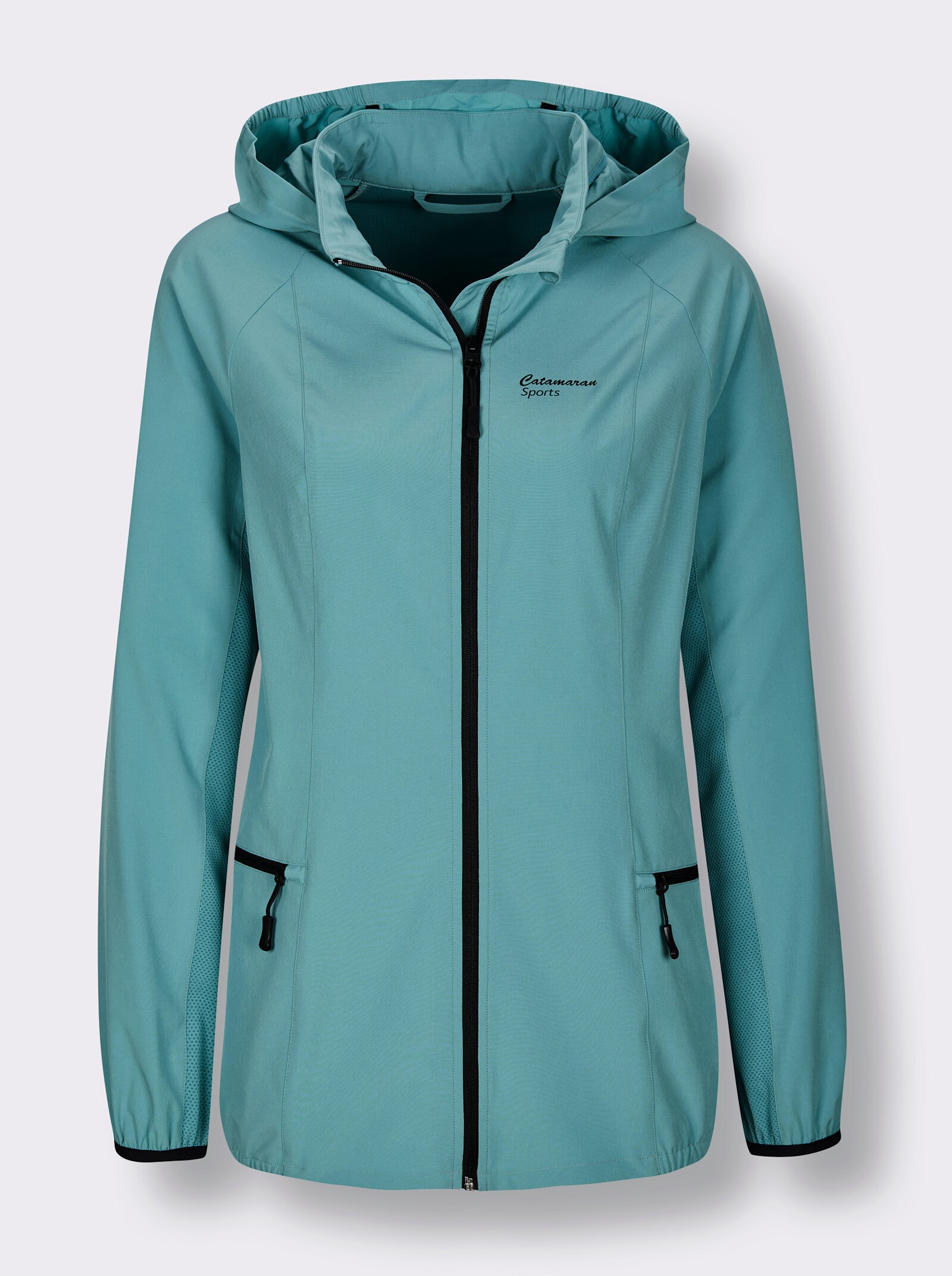 Catamaran Sports Funktionsjacke mit Belüftungsschlitzen hinten - ozean