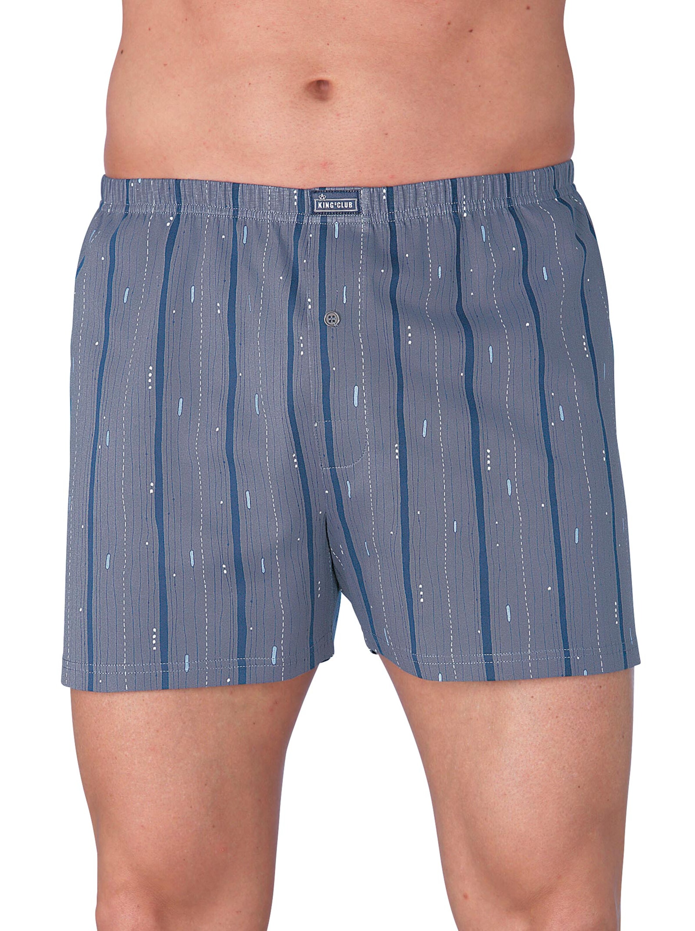 Boxershorts - anthrazit-bedruckt
