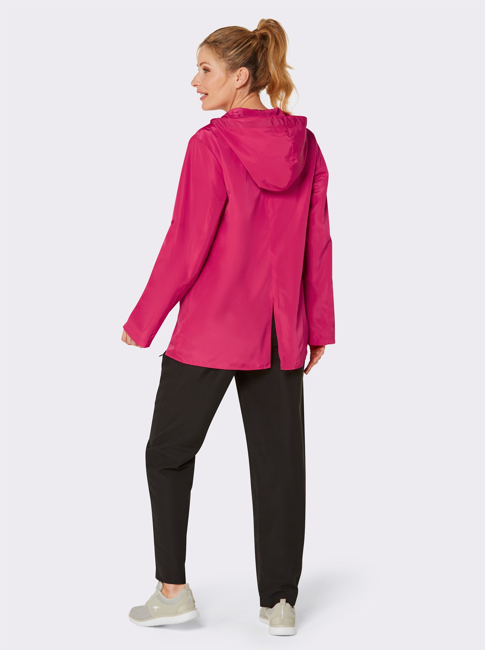 Catamaran Sports Funktionsjacke mit Krempelärmeln - pink