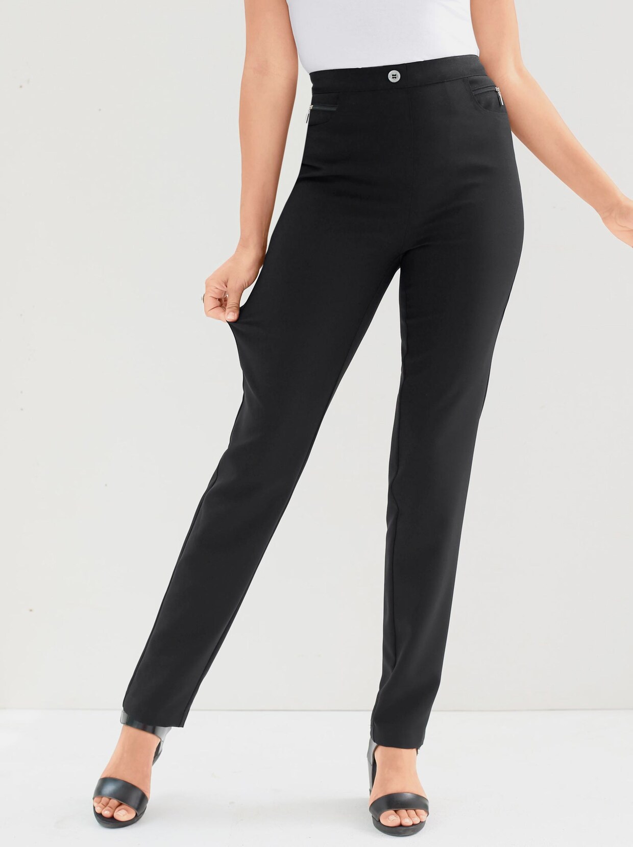 Stretch-Hose - schwarz