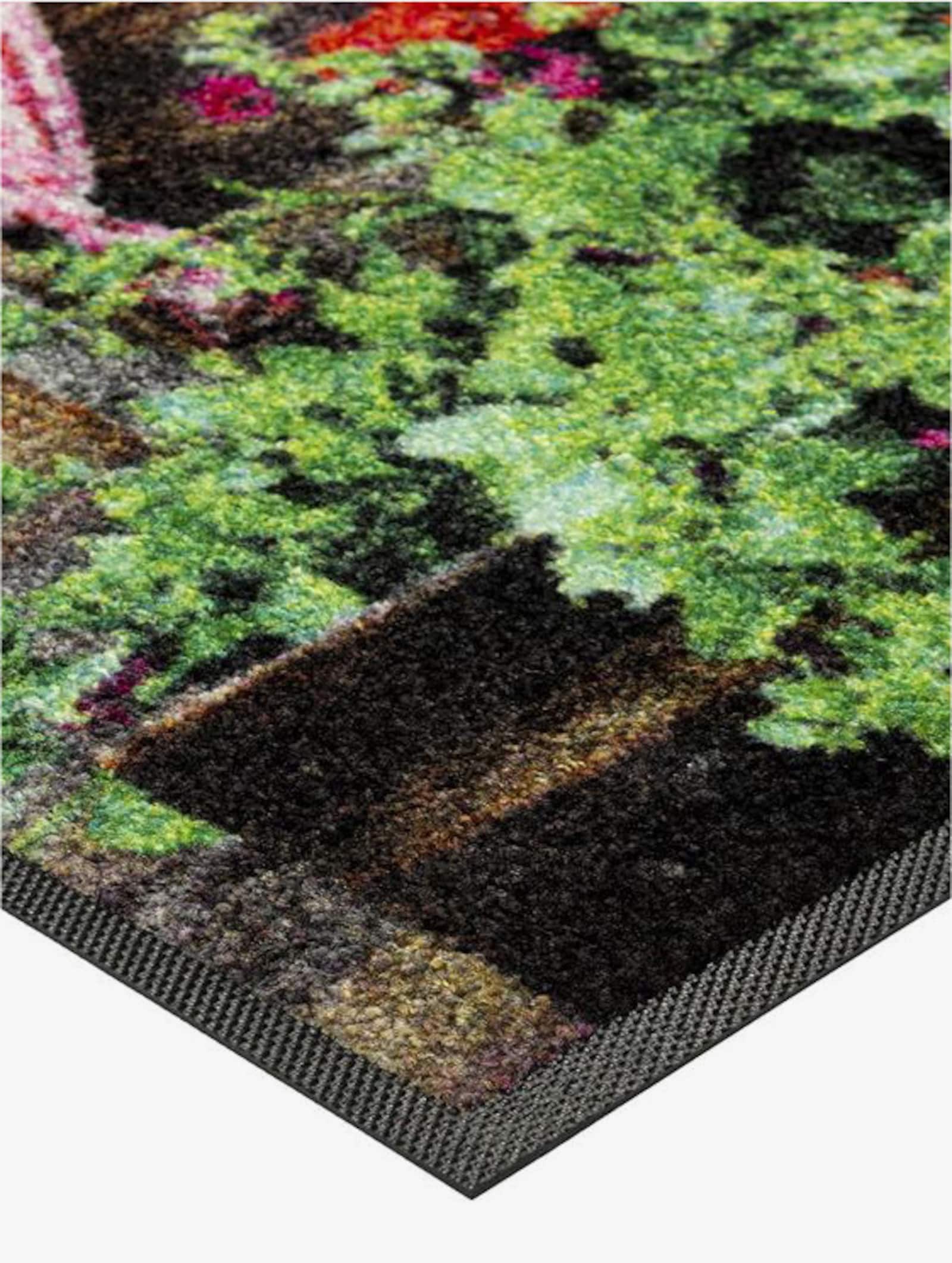 wash+dry by Kleen-Tex Fußmatte - braun-grün