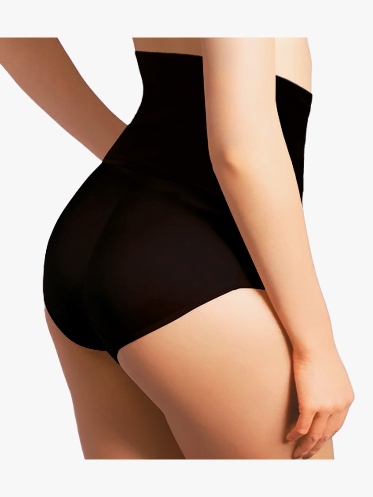 Taillengürtel für Bauch und Po - schwarz