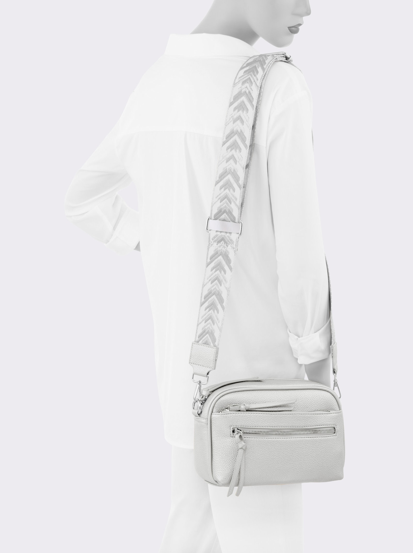 heine Tas - zilverkleur