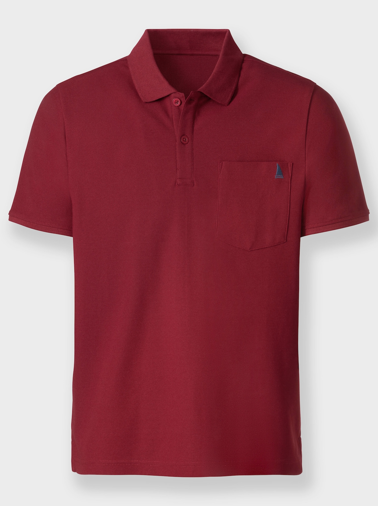 Catamaran Kurzarm-Poloshirt - dunkelrot