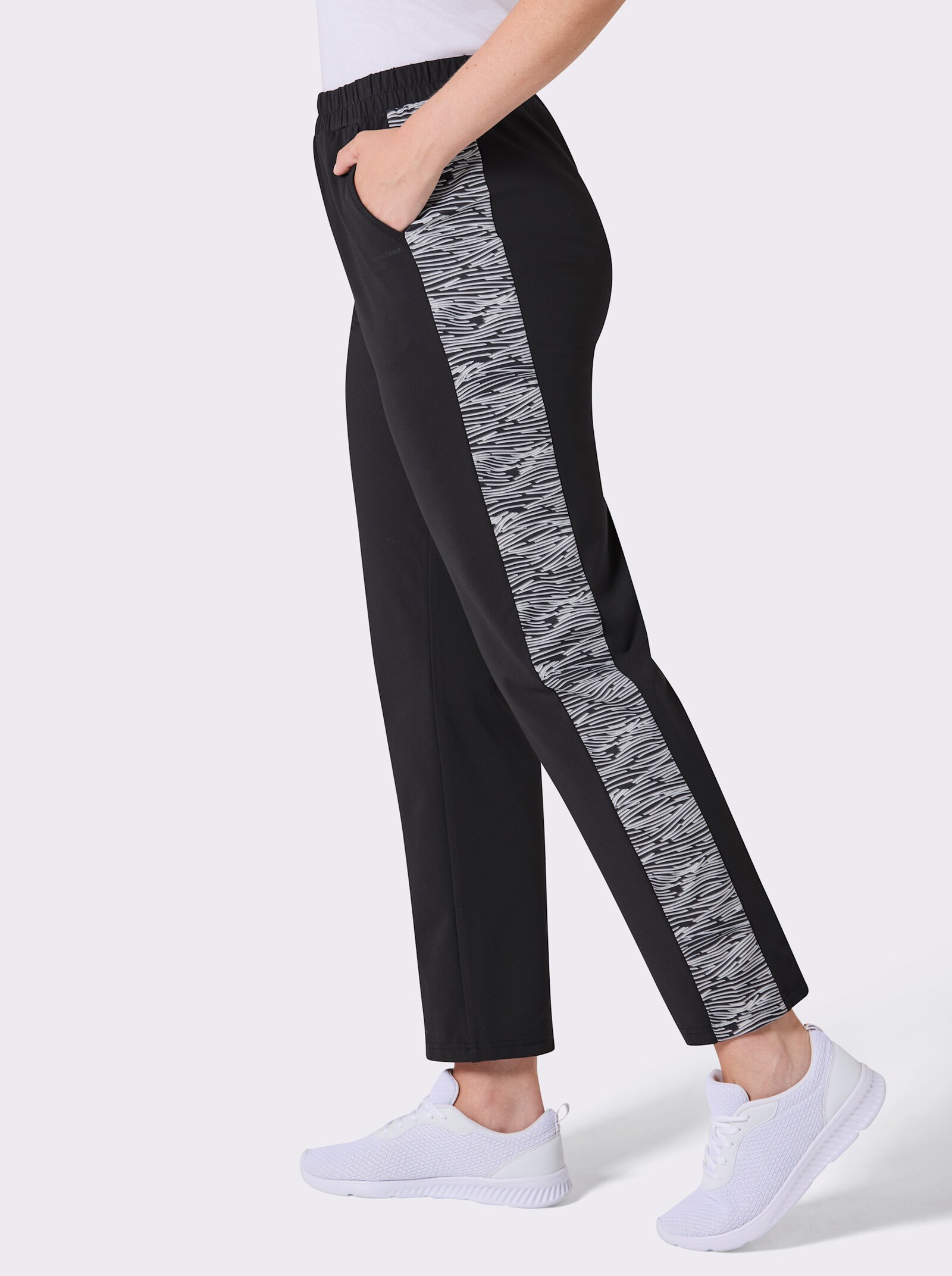 Catamaran Sports Sporthose mit seitlichen Druck-Einsätzen - schwarz