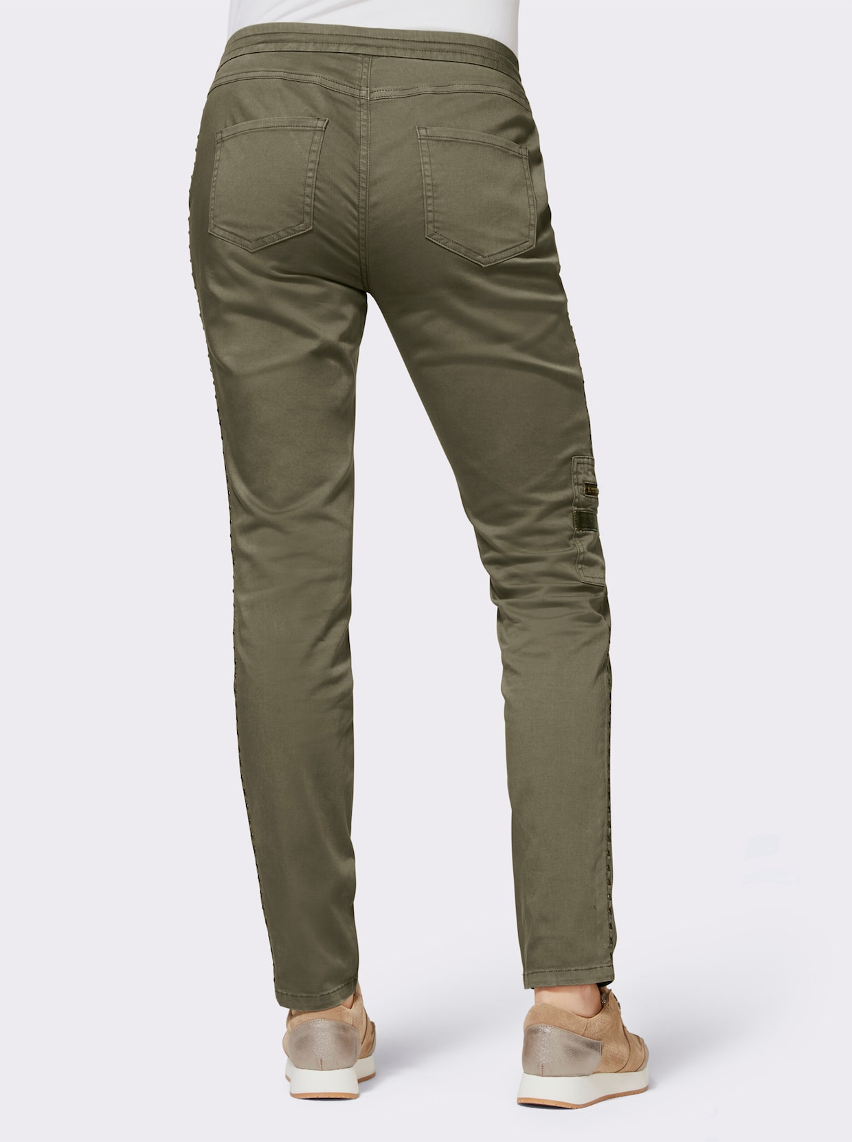 heine Pantalon cargo - kaki
