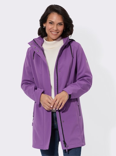Funktionsjacke mit Fleece-Futter - lila