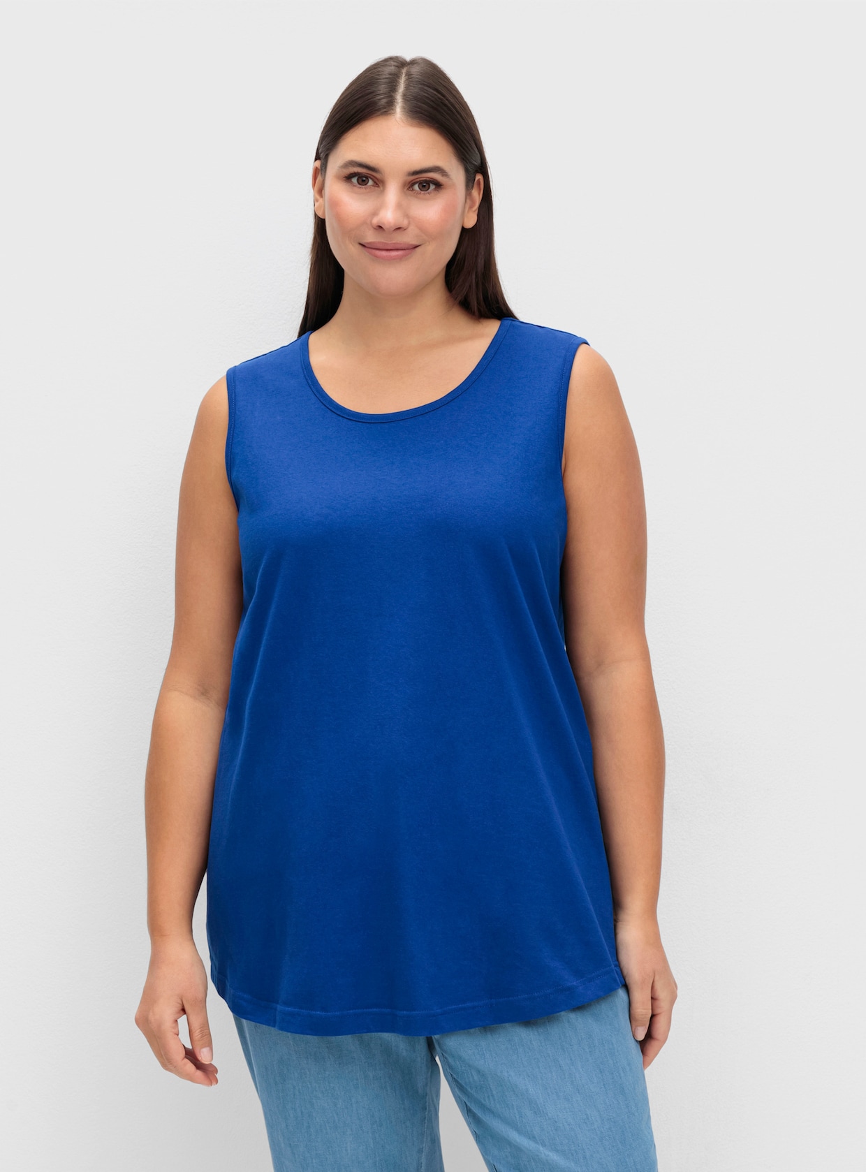 Longtop - royalblau + pink