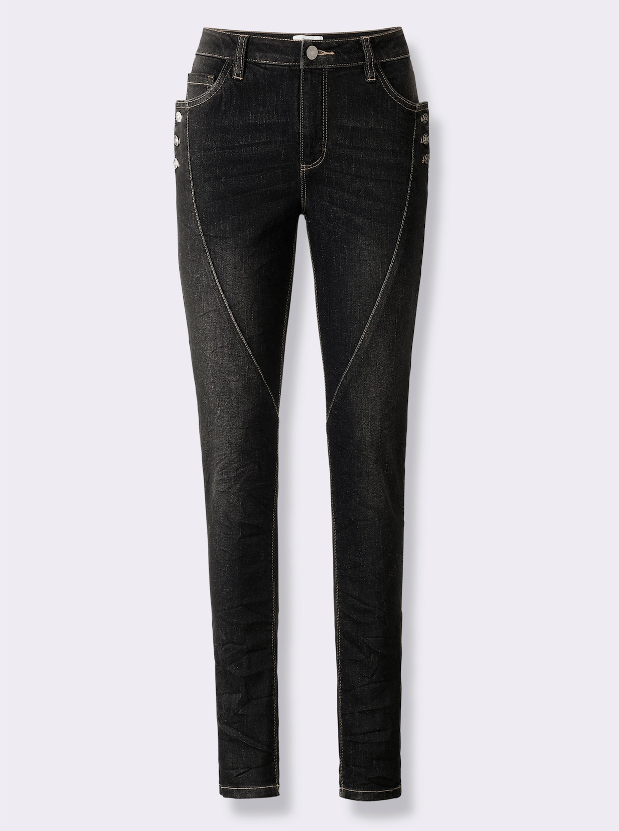 heine jeans - black denim