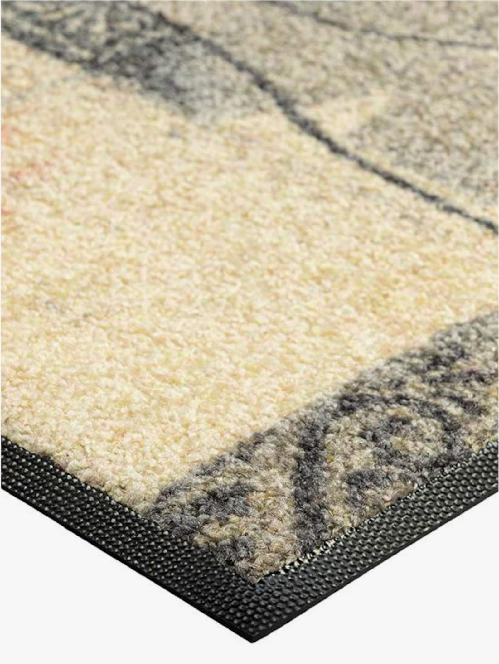 wash+dry by Kleen-Tex Fußmatte - ecru-grau-gemustert