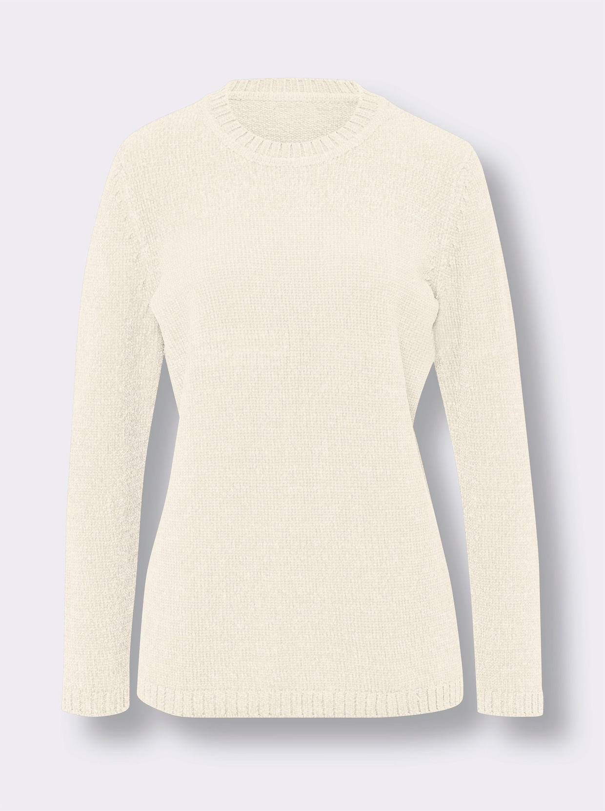 Langarm-Pullover - ecru