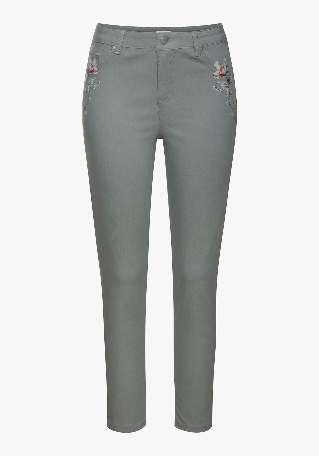 LASCANA 7/8-jegging - groen bedrukt
