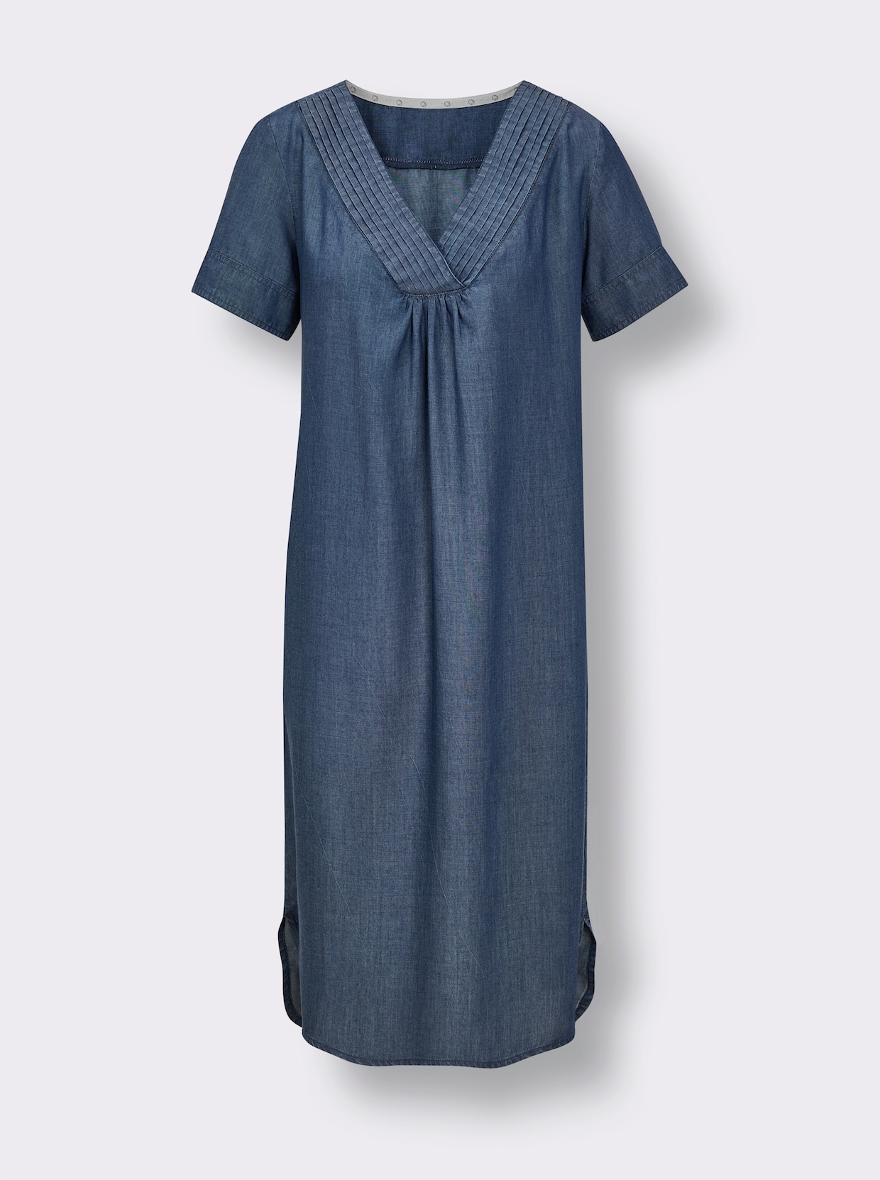 CREATION L PREMIUM Webkleid - blue-bleached