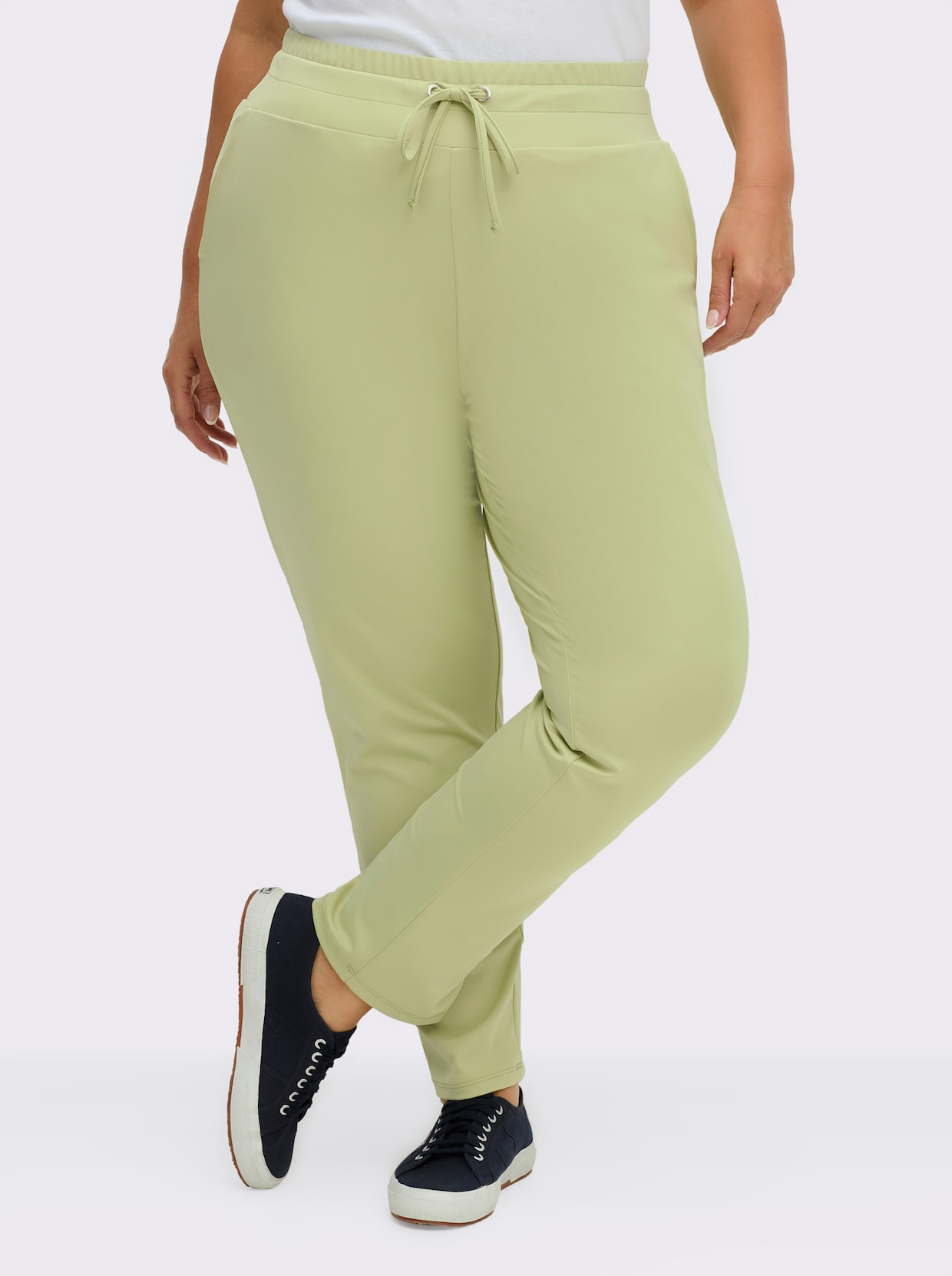 Schlupfhose in Stretch-Qualität - lindgrün