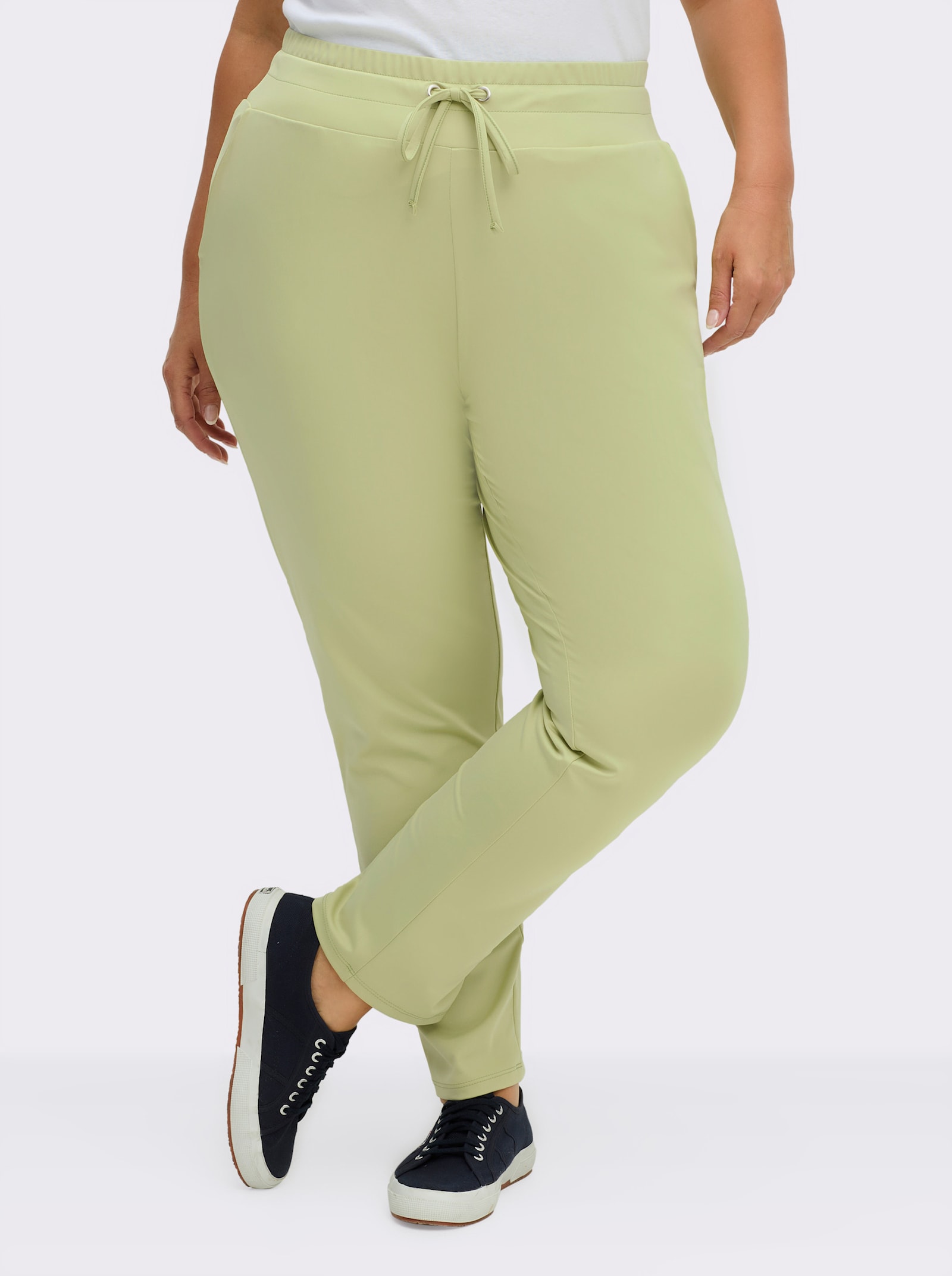 Schlupfhose in Stretch-Qualität - lindgrün