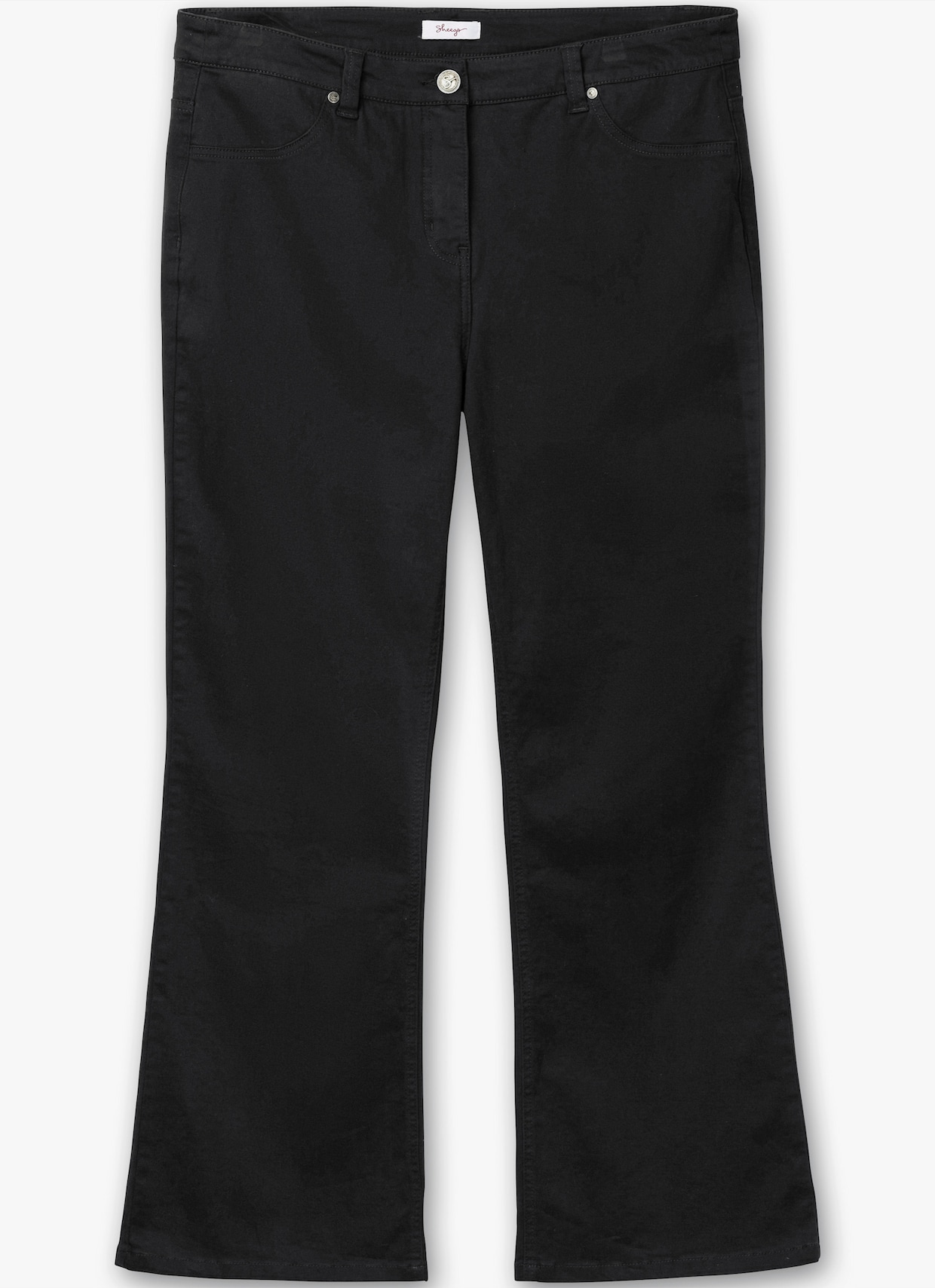 sheego Stretchbroek - zwart