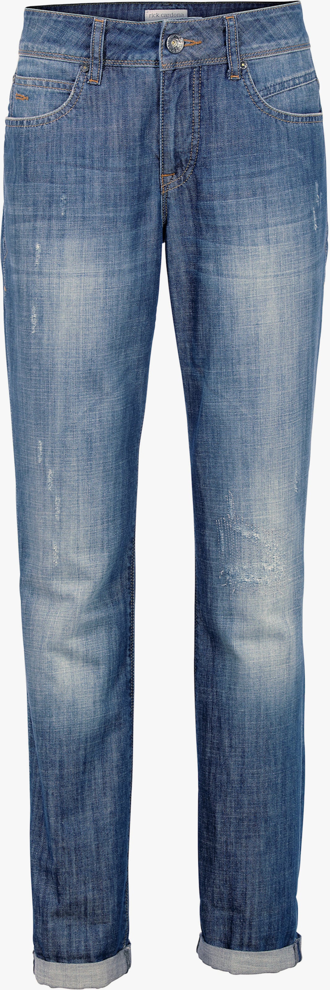 heine 'Buik weg'-jeans - blue stone