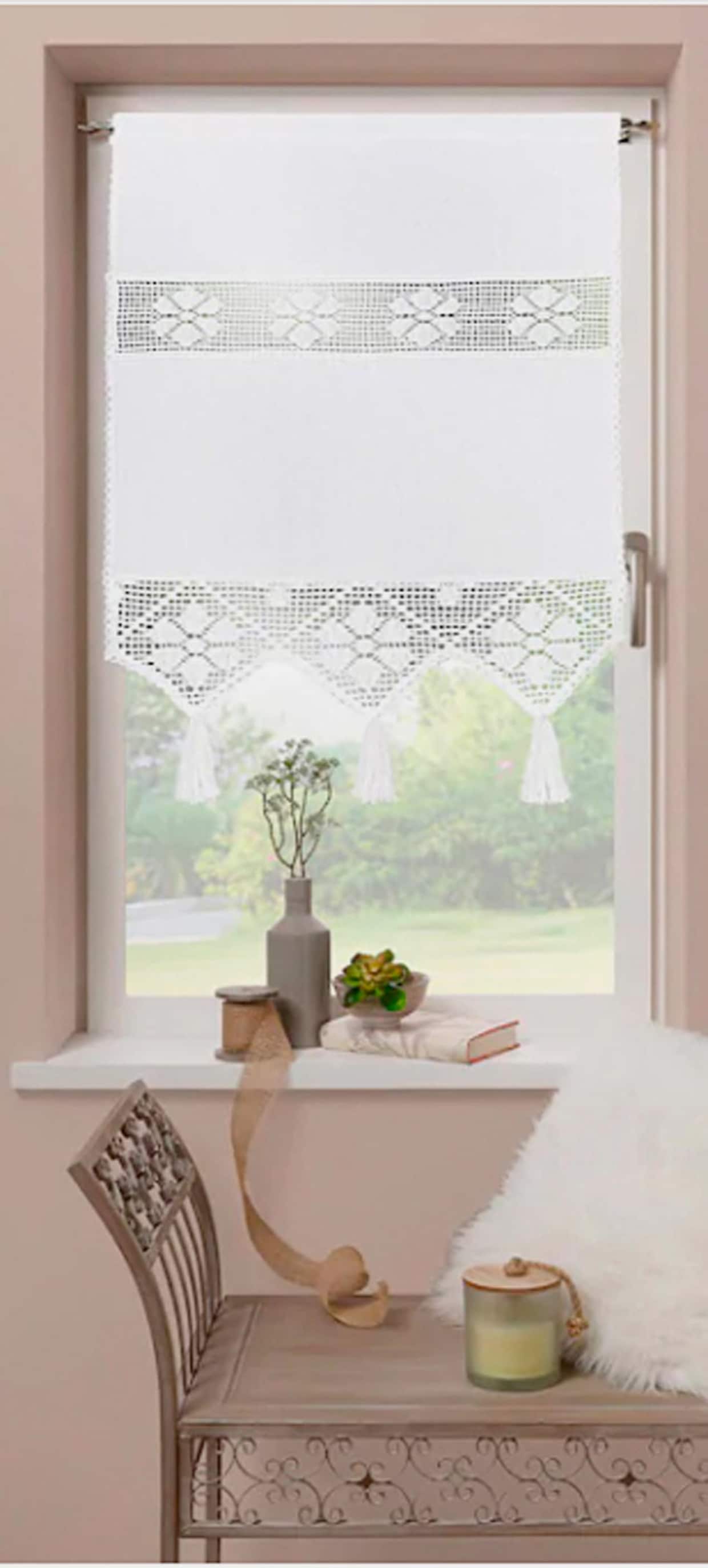 heine home Fensterbehang - weiß
