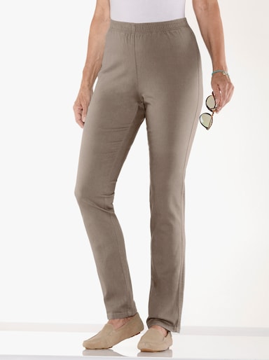 Rechte jeans - taupe