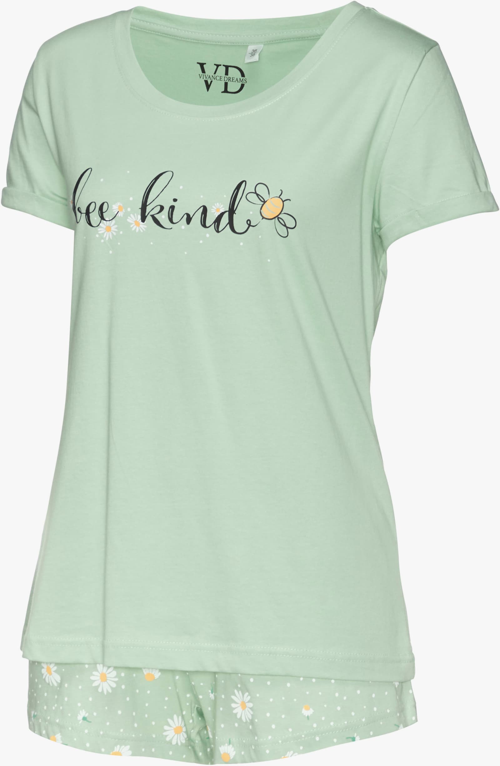 Vivance Dreams Pyjama court - jade à motifs