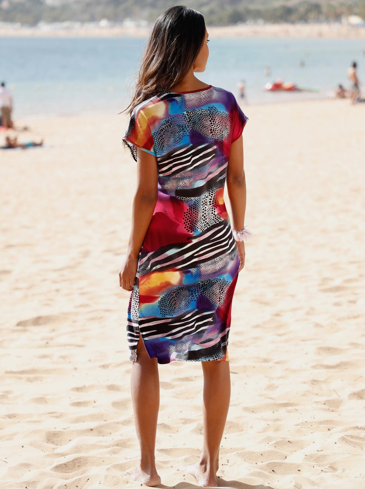 Robe d'été - imprimé multicolore