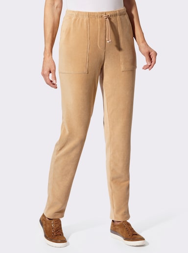 Cordhose mit Dehnbund - camel