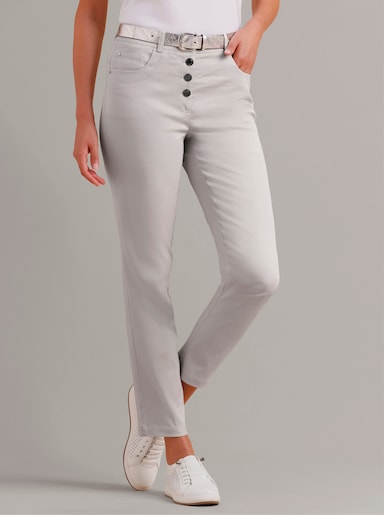 CREATION L PREMIUM Hose mit Lyocell - hellgrau