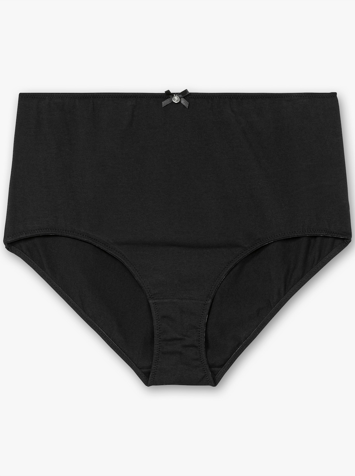 sheego Slip - schwarz+grün+bedruckt