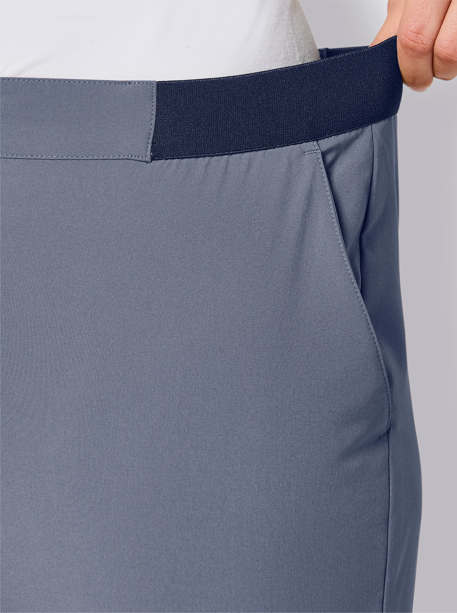 Catamaran Sports Trekkinghose mit Leistentaschen hinten - taubenblau