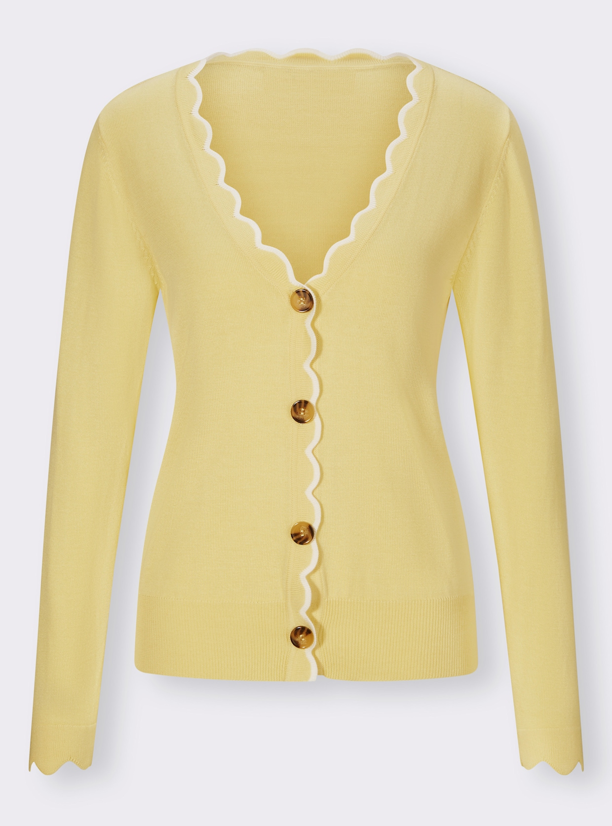 heine Veste en tricot - citron