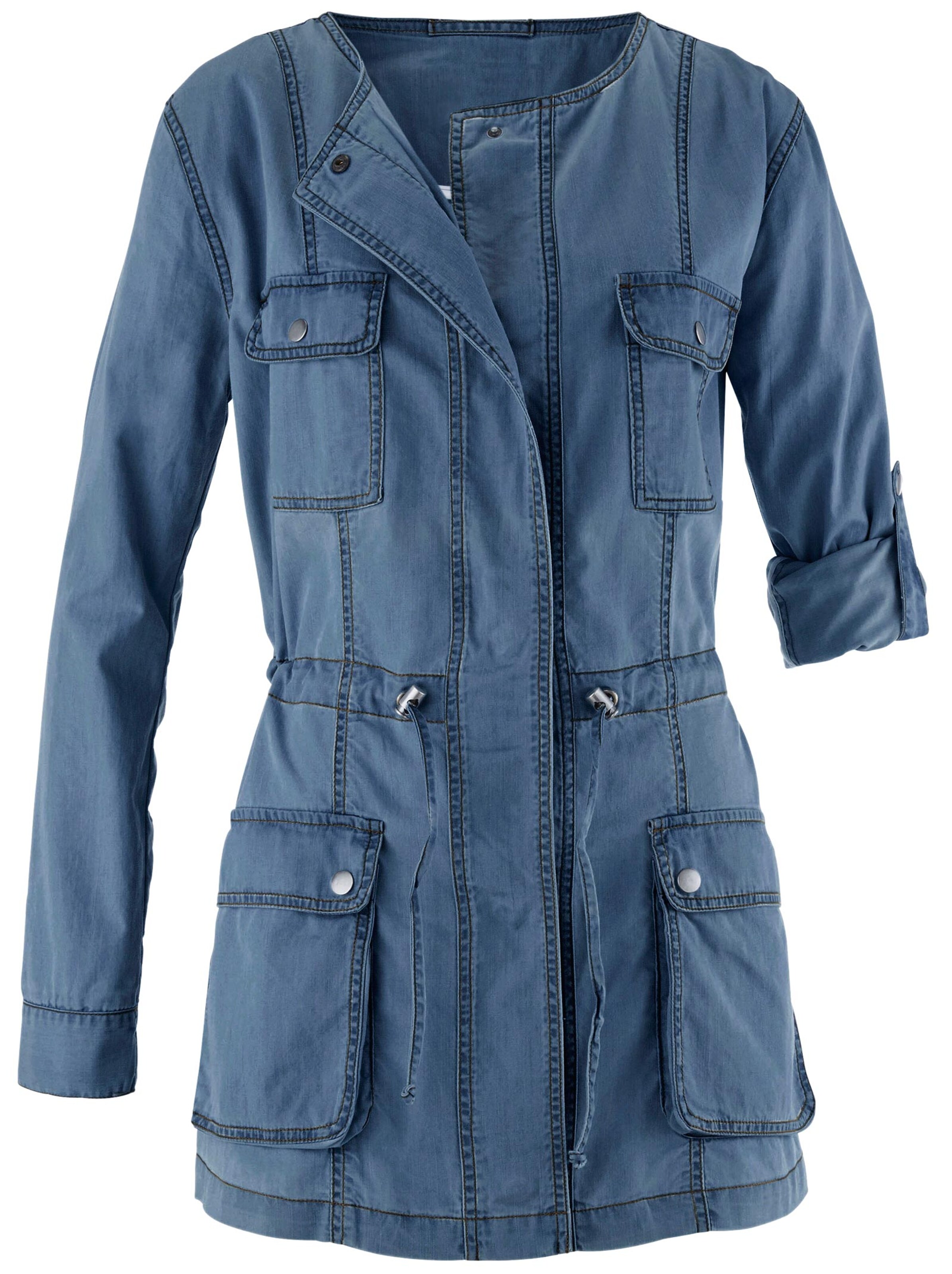 Jeans-Jacke - blue-stone-washed